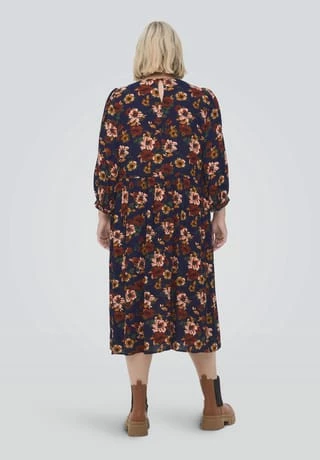 ONLY CARMAKOMA Blusenkleid, 3/4-Ärmel, Für Damen 194962001 NIGHT S 5 ONLY CARMAKOMA Blusenkleid, 3/4-Ärmel, Für Damen 194962001 NIGHT S – Bild 3