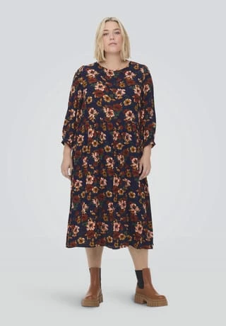 ONLY CARMAKOMA Blusenkleid, 3/4-Ärmel, Für Damen 194962001 NIGHT S 7 ONLY CARMAKOMA Blusenkleid, 3/4-Ärmel, Für Damen 194962001 NIGHT S – Bild 5