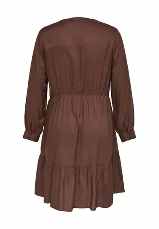 ONLY CARMAKOMA Kleid, Split-Neck, Bündchen, Für Damen 205430 CHERRY MAH 9 ONLY CARMAKOMA Kleid, Split-Neck, Bündchen, Für Damen 205430 CHERRY MAH – Bild 7