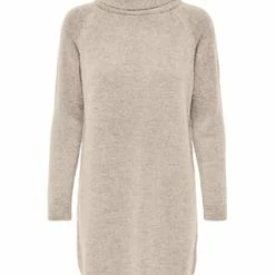 ONLY® Strickkleid "Jada", Relaxed Fit, Rollkragen, Für Damen 196844002 WHITECA