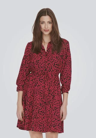 ONLY® Blusenkleid "Cecilia", Bindegürtel, Für Damen 183658002 MARS RE 6 ONLY® Blusenkleid "Cecilia", Bindegürtel, Für Damen 183658002 MARS RE – Bild 4