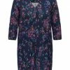 ONLY CARMAKOMA Kleid, Paisley, Knielang, Für Damen 194962001 NIGHT S