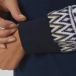 ESPRIT Pulloverkleid, Knielang, Für Damen E403 NAVY 4 -ONLY Geschäft unnamed file 694