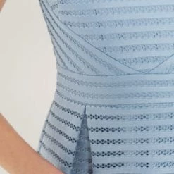 SWING Cocktailkleid, Ton-in-Ton-Streifen, Für Damen Hellblau -ONLY Geschäft unnamed file 700