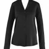 Aubade Bluse, Seide, Reverskragen, Für Damen NOIR SCHWARZ -ONLY Geschäft unnamed file 72