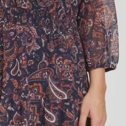 MORE & MORE Kleid, 3/4-Arm, Wickel-Ausschnitt, Paisley-Design, Für Damen 4375 SMALL PAISLEY 10 MORE & MORE Kleid, 3/4-Arm, Wickel-Ausschnitt, Paisley-Design, Für Damen 4375 SMALL PAISLEY -ONLY Geschäft unnamed file 740