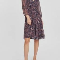 MORE & MORE Kleid, 3/4-Arm, Wickel-Ausschnitt, Paisley-Design, Für Damen 4375 SMALL PAISLEY 11 MORE & MORE Kleid, 3/4-Arm, Wickel-Ausschnitt, Paisley-Design, Für Damen 4375 SMALL PAISLEY -ONLY Geschäft unnamed file 741