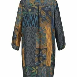 SAMOON Blusenkleid, Oversize, Knopfleiste, Für Damen 08102 NAVY GEMUSTE 9 SAMOON Blusenkleid, Oversize, Knopfleiste, Für Damen 08102 NAVY GEMUSTE -ONLY Geschäft unnamed file 756