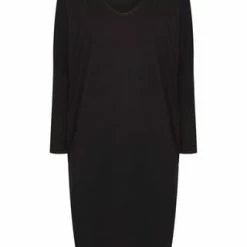 Wolford Kleid, V-Ausschnitt, Uni, Für Damen 7005 BLACK