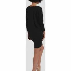 Wolford Kleid, V-Ausschnitt, Uni, Für Damen 7005 BLACK -ONLY Geschäft unnamed file 767