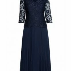 Sheego Abendkleid Marine
