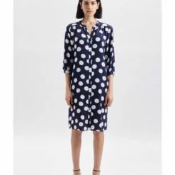 Seidensticker Kleid Schwarze Rose Mittelblau