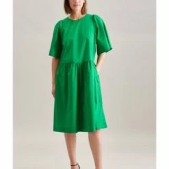 ONLY Geschäft 17 Seidensticker Kleid Schwarze Rose Grün