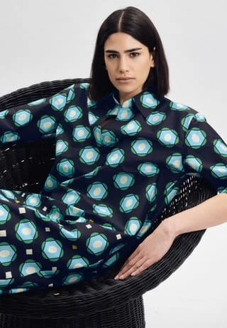 Seidensticker Kleid Schwarze Rose Dunkelblau 6 Seidensticker Kleid Schwarze Rose Dunkelblau – Bild 4