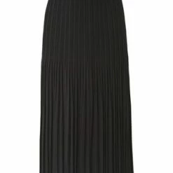 S.Oliver BLACK LABEL Chiffonrock, Plisseefalten, Lang, Für Damen 9999 GREY/ BLACK