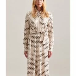 Seidensticker Kleid Schwarze Rose Ecru