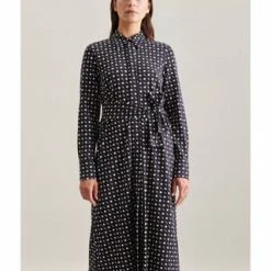 Seidensticker Kleid Schwarze Rose Dunkelblau