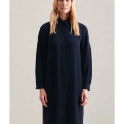 Seidensticker Kleid Schwarze Rose Dunkelblau