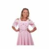 Edelnice Mini Dirndl Kariert Schulterfrei Rosa,weiß