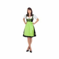 Edelnice Mini Dirndl 3-teilig Schwarz, Grün