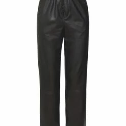 EDC Hose, Lederoptik, Für Damen C001 BLACK