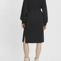 MANGUUN Collection Strickkleid, Knielang, Für Damen DEEP BLACK -ONLY Geschäft unnamed file 963