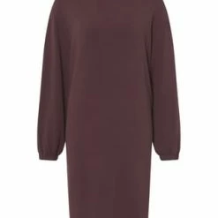 Myline Strickkleid, Midi, Rundhals, Bündchen, Für Damen FUDGE