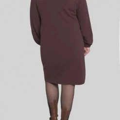 Myline Strickkleid, Midi, Rundhals, Bündchen, Für Damen FUDGE -ONLY Geschäft unnamed file 971