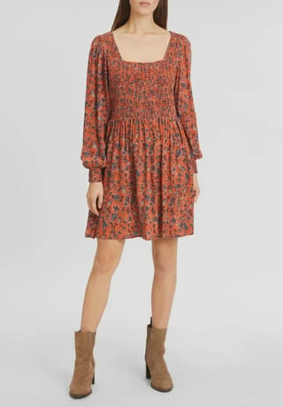 MANGUUN Shirtkleid, Gerader Ausschnitt, Für Damen GINGERSPICEFLPAIPR 4 MANGUUN Shirtkleid, Gerader Ausschnitt, Für Damen GINGERSPICEFLPAIPR – Bild 2