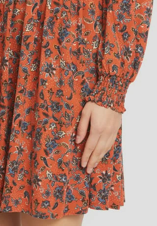 MANGUUN Shirtkleid, Gerader Ausschnitt, Für Damen GINGERSPICEFLPAIPR 6 MANGUUN Shirtkleid, Gerader Ausschnitt, Für Damen GINGERSPICEFLPAIPR – Bild 4