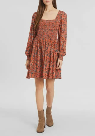 MANGUUN Shirtkleid, Gerader Ausschnitt, Für Damen GINGERSPICEFLPAIPR 7 MANGUUN Shirtkleid, Gerader Ausschnitt, Für Damen GINGERSPICEFLPAIPR – Bild 5